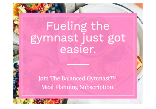 Gymnast Meal Planning Subscription