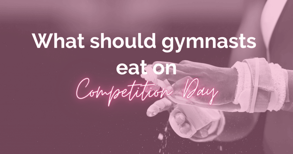 What foods should gymnasts eat on competition day? Christina Anderson