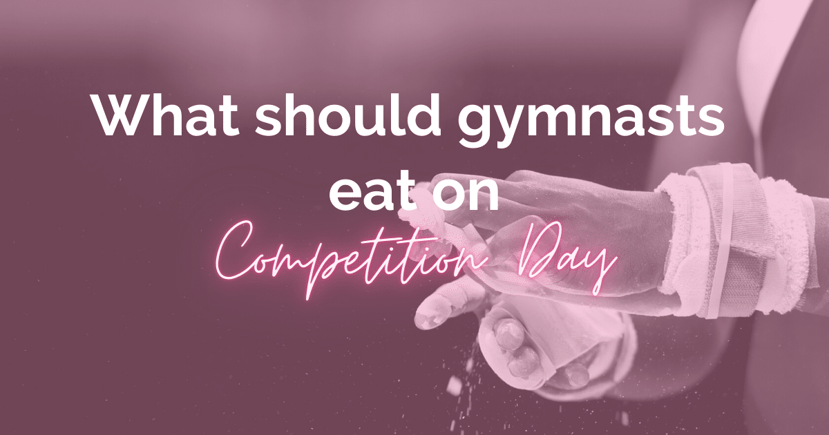 gymnast eat on competition day