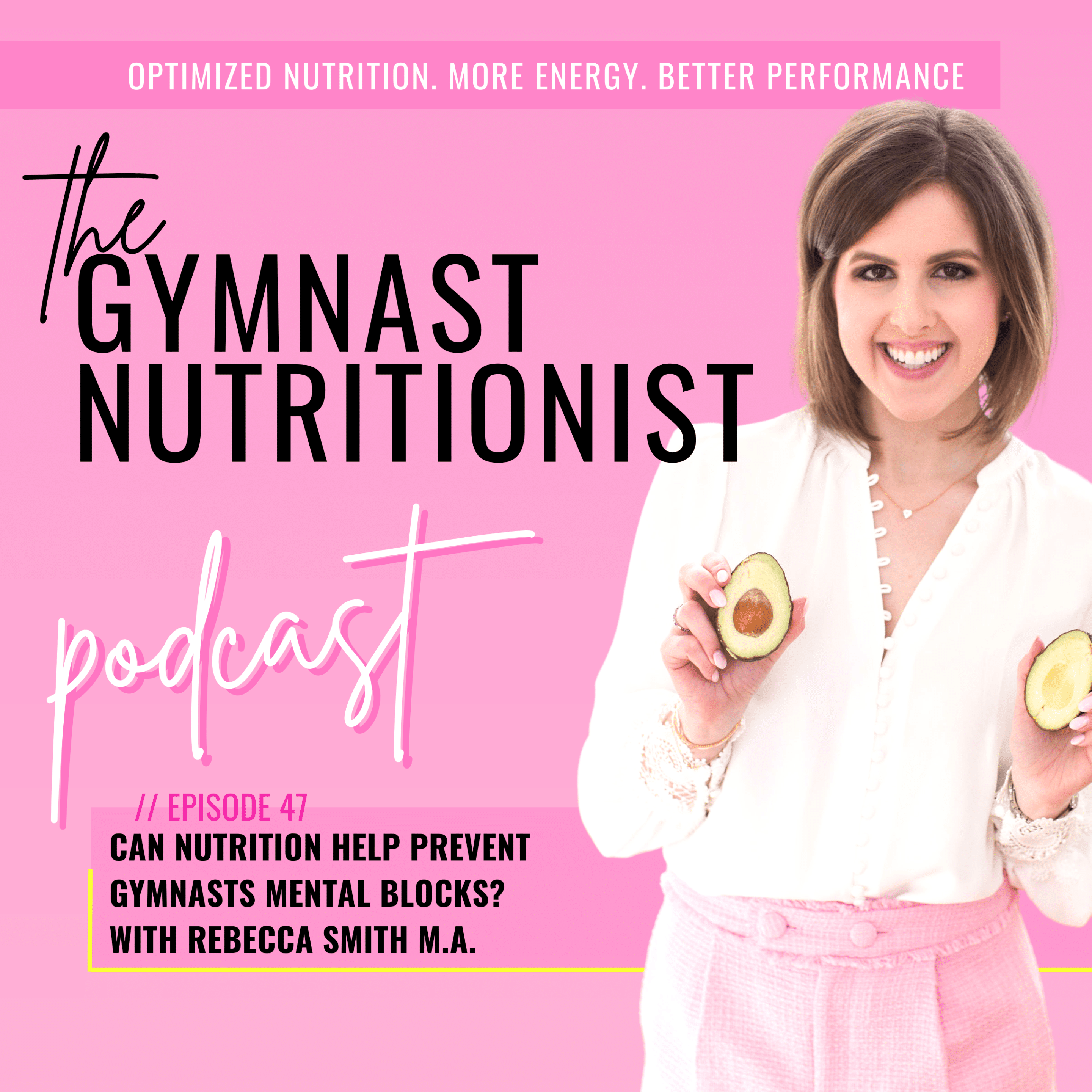 Episode 47: Can Nutrition Help Prevent Gymnasts Mental Blocks? with Rebecca Smith M.A.