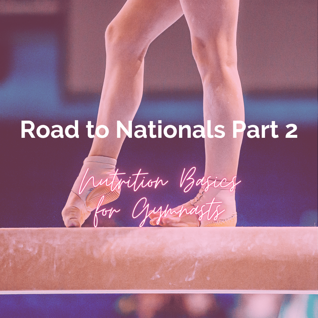 Gymnast on the beam.