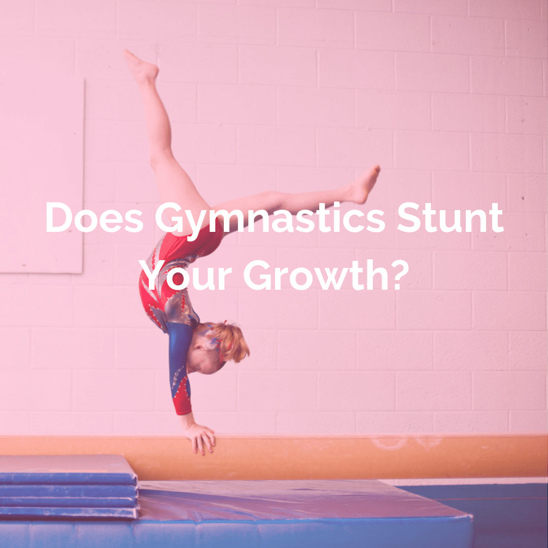 Does gymnastics stunt your growth? Gymnast doing a handstand